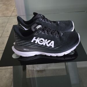 Hoka Mach 5 Women's  Black Running Shoes Size 6.5D Low Top Sneakers